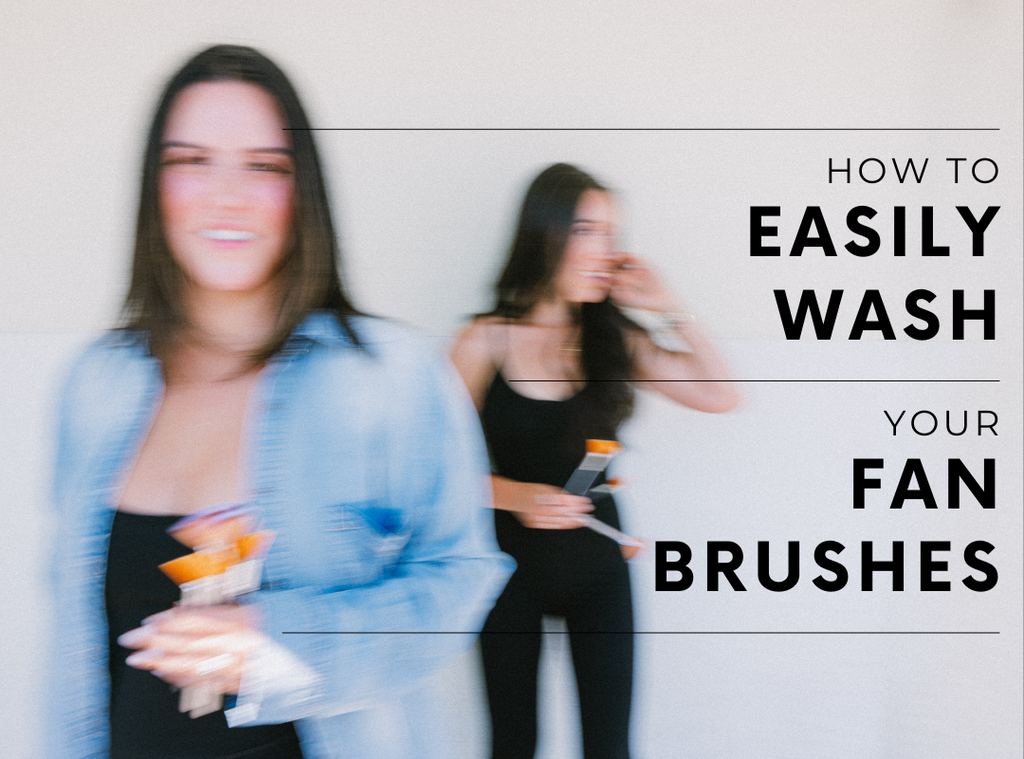 How to Easily Wash your Fan Brushes