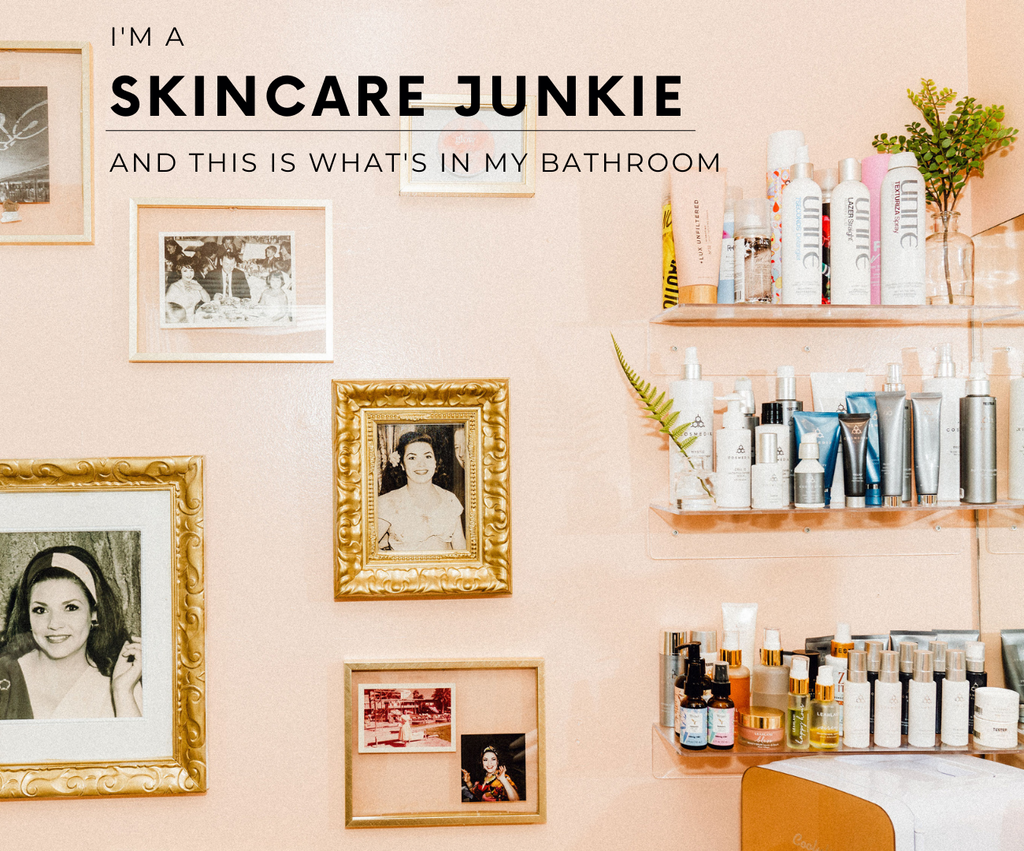 I'm a skincare junkie and this is what's in my bathroom!