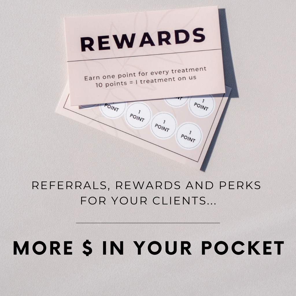 Referrals, Rewards and Perks for your Clients...More $ in your pocket